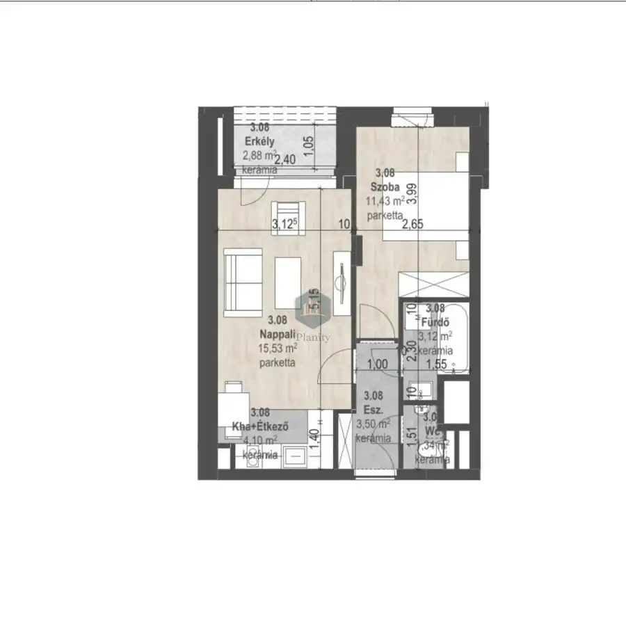 eladó új építésű téglalakás, Budapest, XIII. kerület