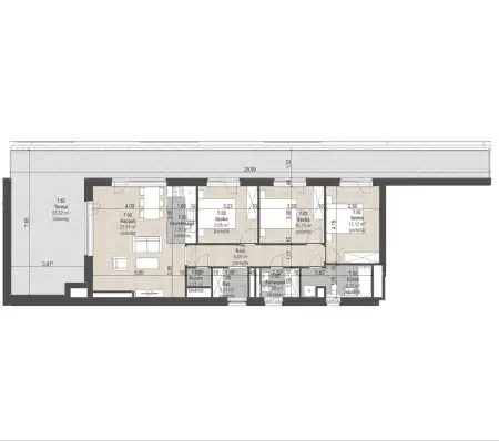 Eladó új építésű téglalakás, Budapest, XIII. kerület 4 szoba 86 m² 205.9 M Ft