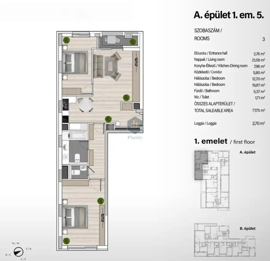 eladó új építésű téglalakás, Budapest, XIII. kerület