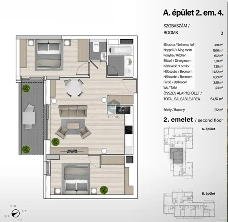 eladó új építésű téglalakás, Budapest, XIII. kerület