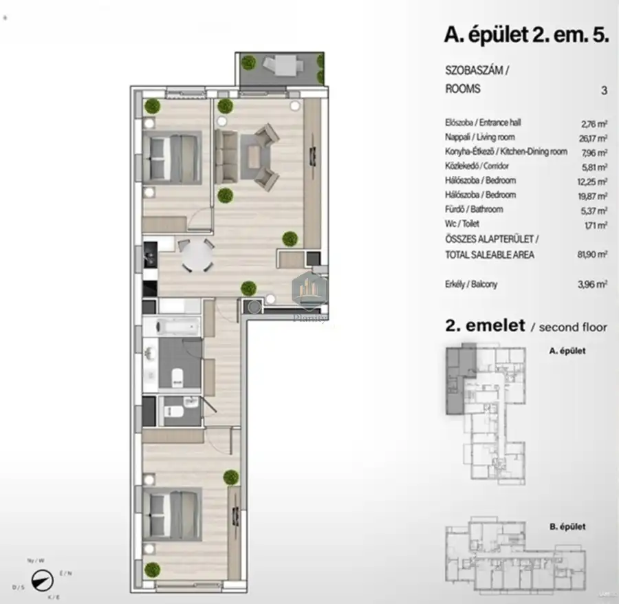 eladó új építésű téglalakás, Budapest, XIII. kerület