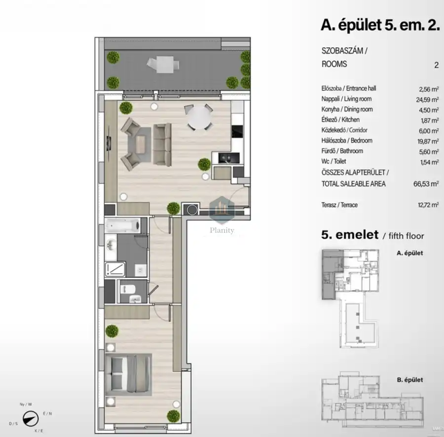 eladó új építésű téglalakás, Budapest, XIII. kerület