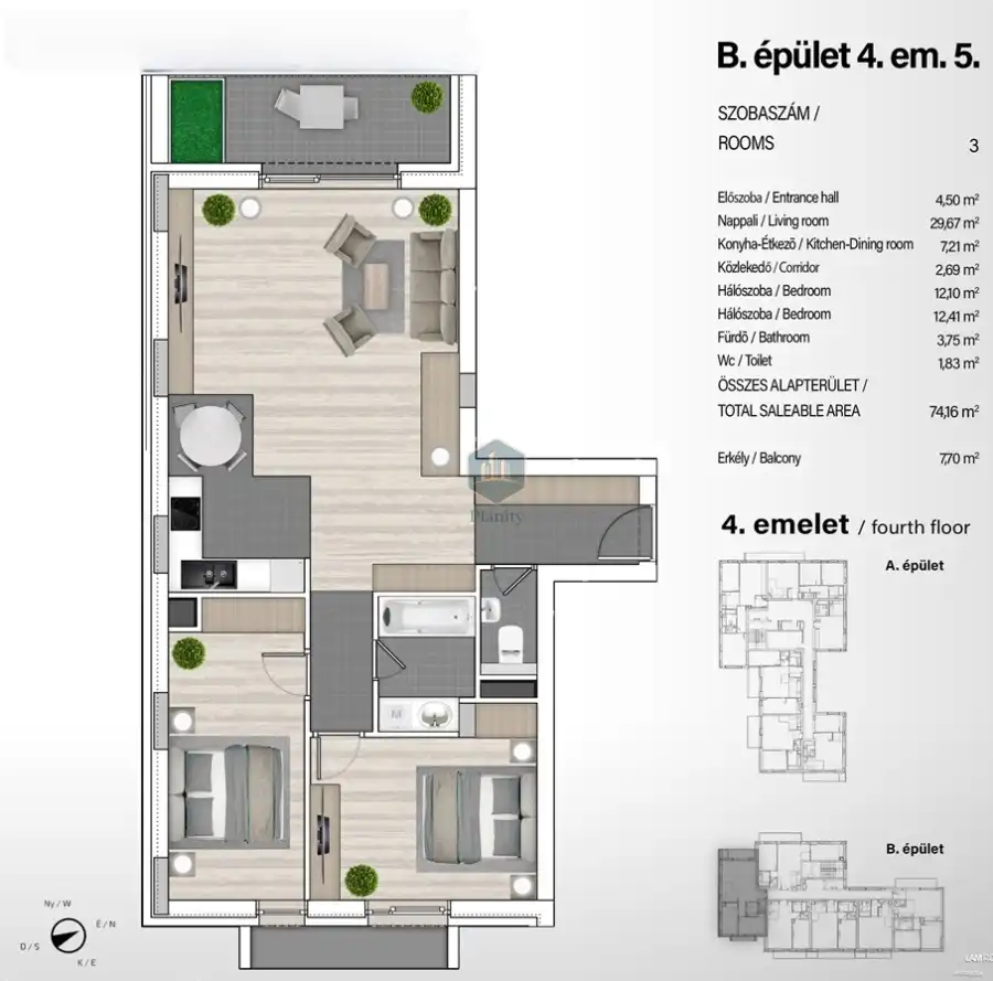 eladó új építésű téglalakás, Budapest, XIII. kerület