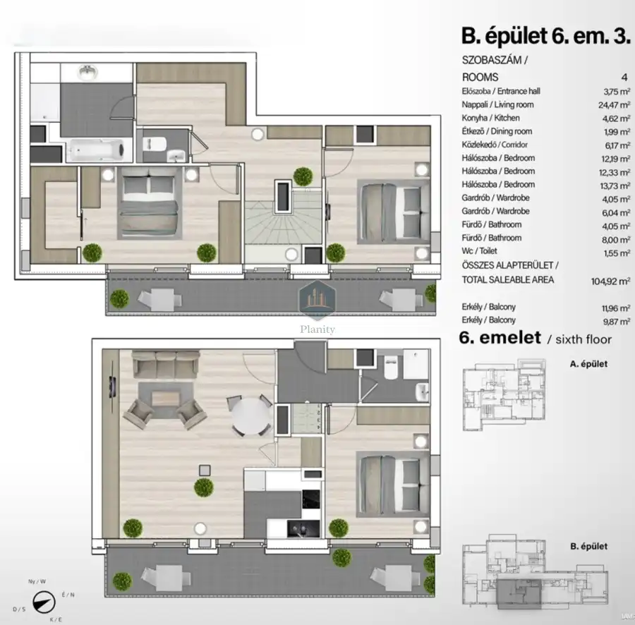 eladó új építésű téglalakás, Budapest, XIII. kerület