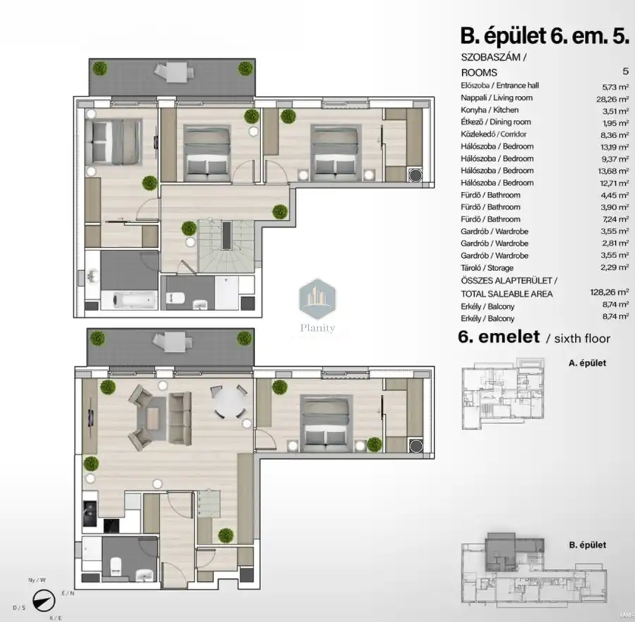 eladó új építésű téglalakás, Budapest, XIII. kerület