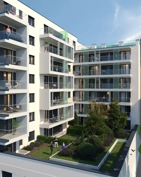 Eladó új építésű téglalakás, Budapest, XIII. kerület 3 szoba 59 m² 123.51 M Ft