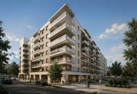 Eladó új építésű téglalakás, Budapest, XIII. kerület 2 szoba 43 m² 80.64 M Ft