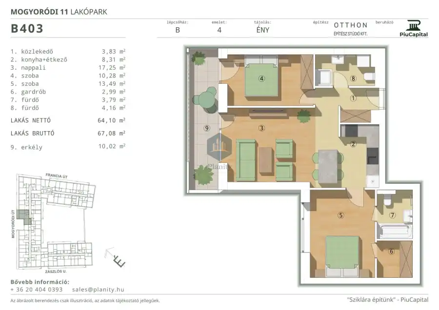 eladó új építésű téglalakás, Budapest, XIV. kerület