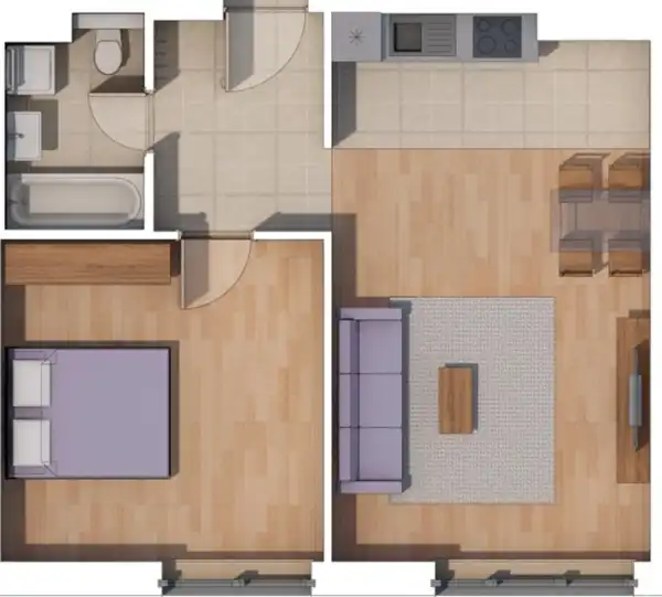 Eladó új építésű téglalakás, Budapest, XIV. kerület 2 szoba 50 m² 80.5 M Ft