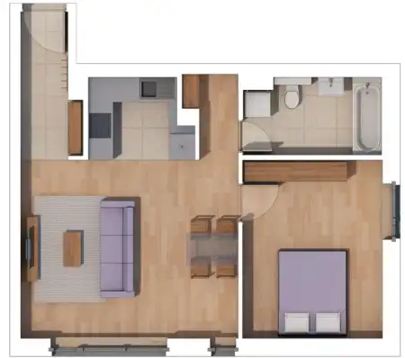 Eladó új építésű téglalakás, Budapest, XIV. kerület 2 szoba 51 m² 77 M Ft
