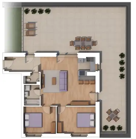 Eladó új építésű téglalakás, Budapest, XIV. kerület 3 szoba 69 m² 166.74 M Ft