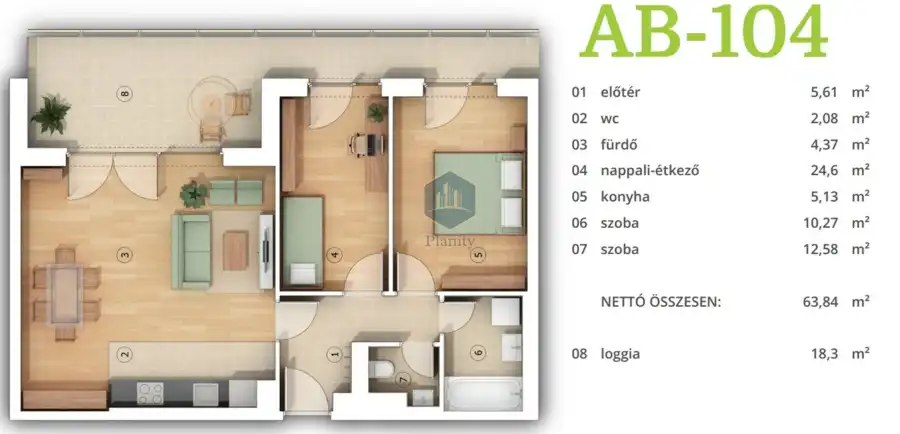 eladó új építésű téglalakás, Budapest, XIV. kerület