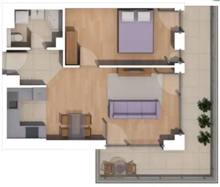 Eladó új építésű téglalakás, Budapest, XIV. kerület 2 szoba 44 m² 88.41 M Ft