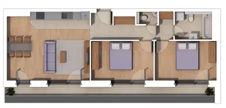 Eladó új építésű téglalakás, Budapest, XIV. kerület 3 szoba 70 m² 112.7 M Ft