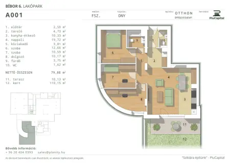 Eladó új építésű téglalakás, Budapest, XIV. kerület 4 szoba 80 m² 133.43 M Ft