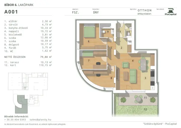 Eladó új építésű téglalakás, Budapest, XIV. kerület 4 szoba 80 m² 133.43 M Ft