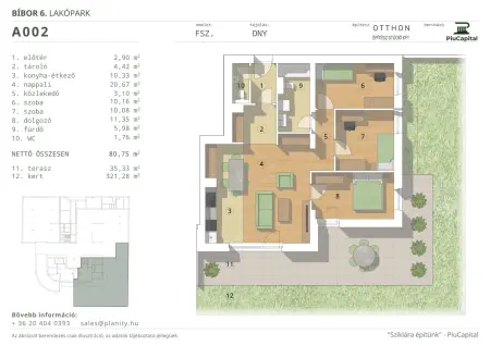 Eladó új építésű téglalakás, Budapest, XIV. kerület 4 szoba 81 m² 161.03 M Ft