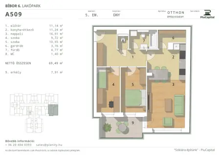 Eladó új építésű téglalakás, Budapest, XIV. kerület 3 szoba 70 m² 113.3 M Ft