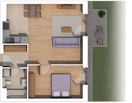 Eladó új építésű téglalakás, Budapest, XIV. kerület 2 szoba 51 m² 92.27 M Ft