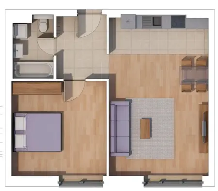 Eladó új építésű téglalakás, Budapest, XIV. kerület 2 szoba 52 m² 81.77 M Ft